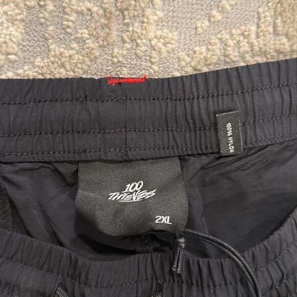 100 Thieves FOUNDATIONS NYLON PANT - BLACK size 2XL new with tags - Picture 5 of 10